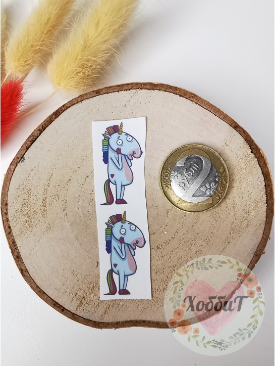 Термонаклейки цветные для бантиков №88, 1 пара